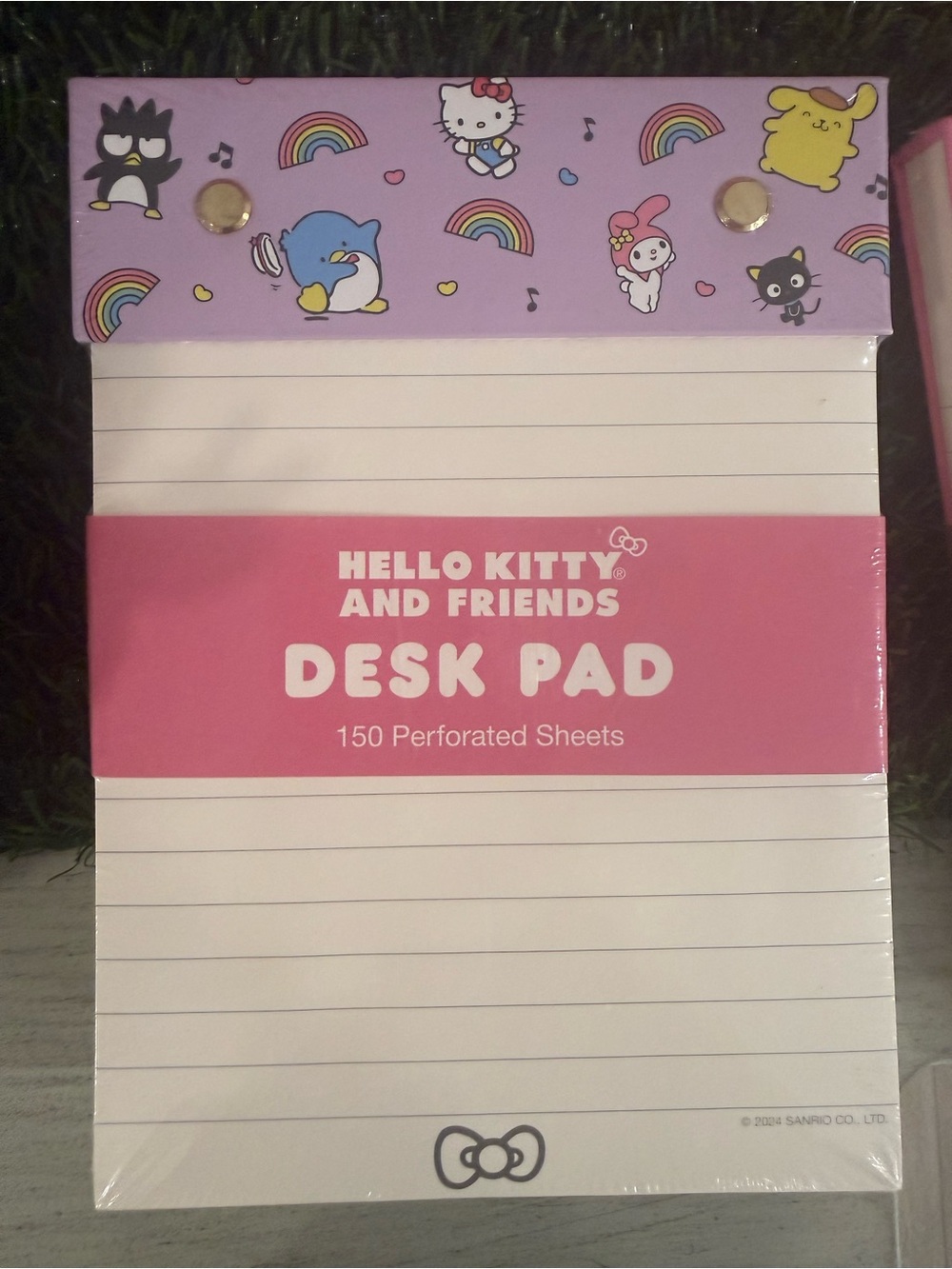 Sanrio Hello Kitty & Friends Desk Pad in Purple